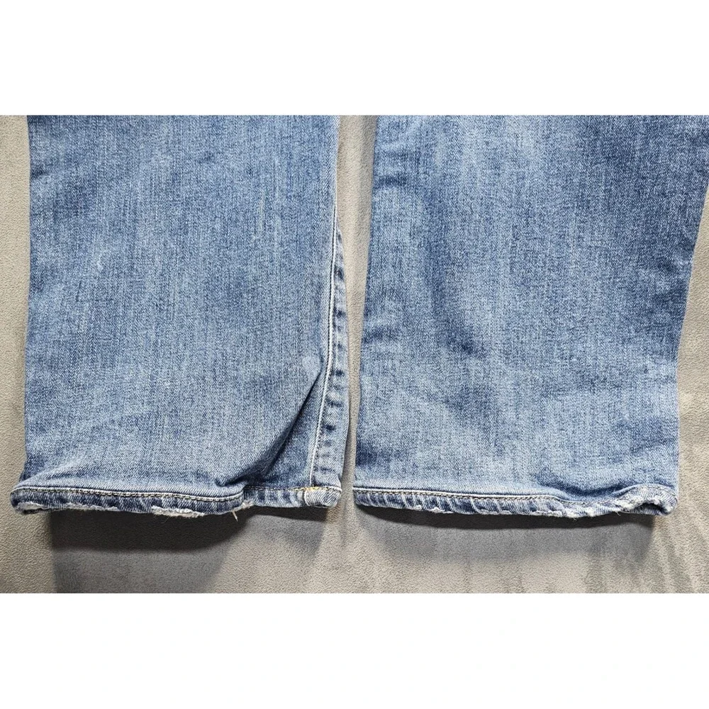 Citizens of Humanity Core Slim Straight Mens Blue Distressed Jeans Size 34